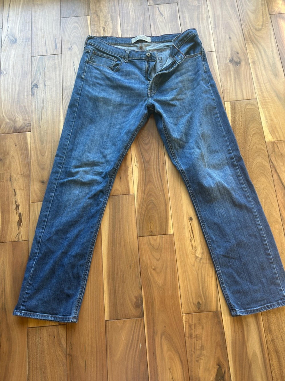 Wrangler Men's Slim Straight Blue Jeans
